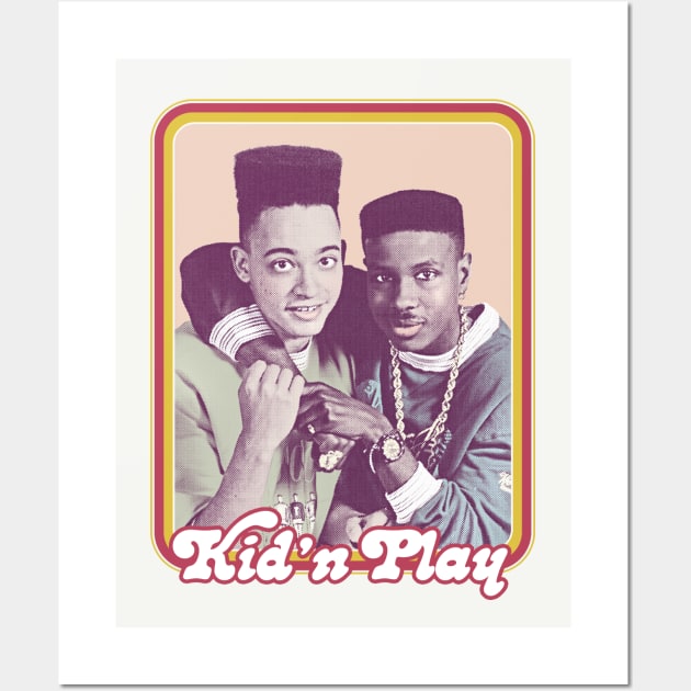 Kid 'n Play \.\.\. 90s Retro Fan Design Wall Art by DankFutura